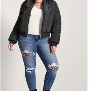 Puffer Bomber Jacket